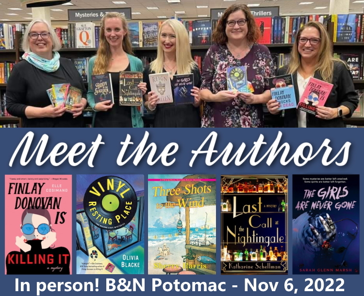 Meet the Authors Elle Cosimano, Sherry Harris, Sarah Glenn Marsh, Katharine Schellman, and Olivia Blacke at Barnes & Noble Potomac 2022