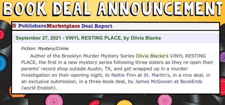 Book Deal Announcement: Publishers Marketplace Deal Report for September 27, 2021 for Vinyl Resting Place