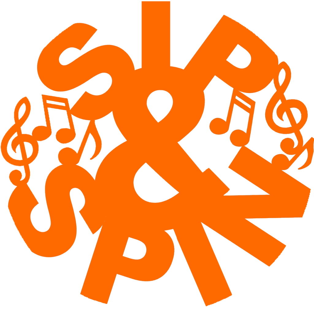 The logo for Sip & Spin Records